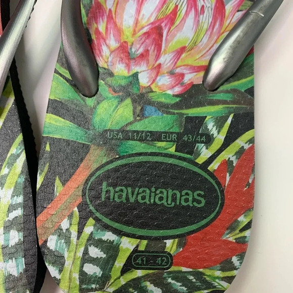 Havaianas metallic butterfly insole size 11/12 - Picture 4 of 7